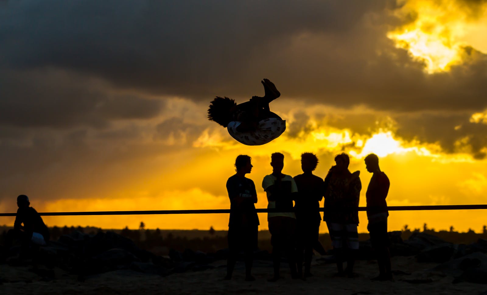 Equipe técnica em show ao vivo